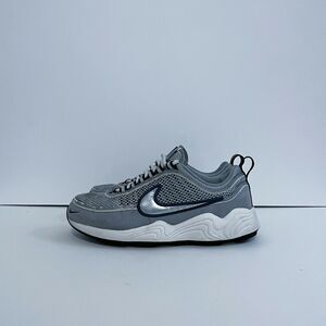2005 Nike Air Zoom Spiridon 97 Grey Silver Pro Blue Y2k Vtg 311299 001 Wmns Sz 8